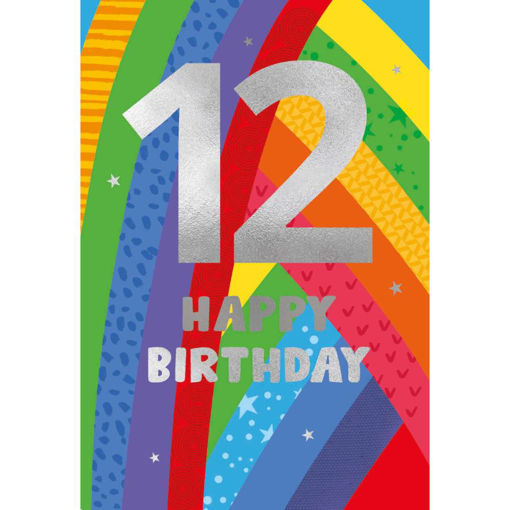 Picture of 12 HAPPY BIRTHDAY CARD